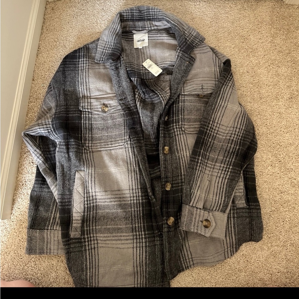 Aerie oversized shacket